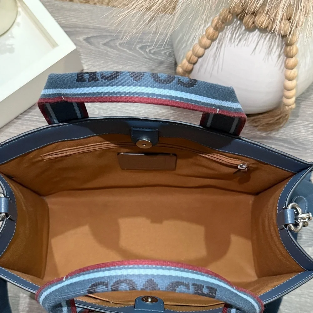 Coach Dark Blue Men's Messenger Bag